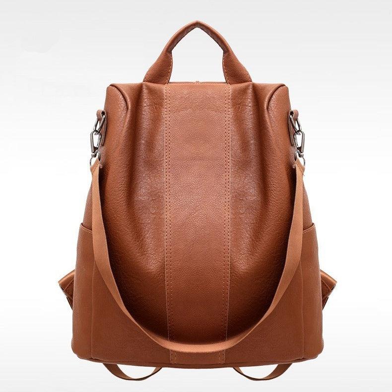 Stylish Medium Capacity Women’s Solid Color Backpack – Versatile, Chic, & Spacious! - Artsi Chic Boutique