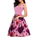 Heartfelt Elegance: Valentine's Day Swing Dress - Artsi Chic Boutique