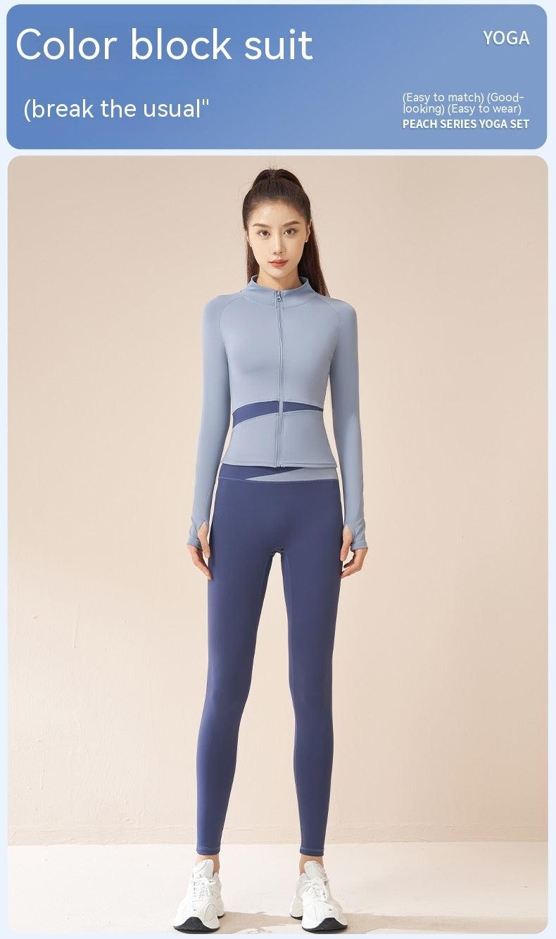 Women's Ultimate Yoga Set - Jacket, Trousers, & Bra for Workouts - Artsi Chic Boutique