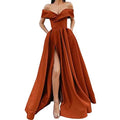 Women's V-neck Satin Multicolor Dress - Artsi Chic Boutique