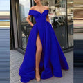 Women's V-neck Satin Multicolor Dress - Artsi Chic Boutique