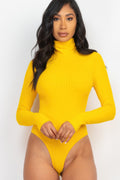 Ribbed Turtleneck Bodysuit - Elegant Comfort & Style - Artsi Chic Boutique