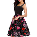 Heartfelt Elegance: Valentine's Day Swing Dress - Artsi Chic Boutique