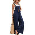 Chic & Comfy: Women's Casual Loose Bib Overalls with Pockets - Artsi Chic Boutique