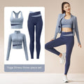 Women's Ultimate Yoga Set - Jacket, Trousers, & Bra for Workouts - Artsi Chic Boutique