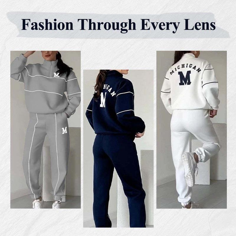Women's 2-Piece Lounge Set - Pullover & Sweatpants - Artsi Chic Boutique