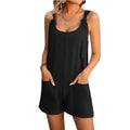 Stylish Summer Beach Shorts Jumpsuit with Pockets - Women's Fashion Overalls - Artsi Chic Boutique