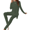 Elegant Contrast Lace Top & Pants Suit for Women - Artsi Chic Boutique