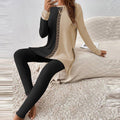 Elegant Contrast Lace Top & Pants Suit for Women - Artsi Chic Boutique
