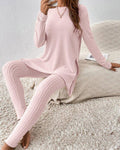 Elegant Contrast Lace Top & Pants Suit for Women - Artsi Chic Boutique