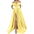 Women's V-neck Satin Multicolor Dress - Artsi Chic Boutique