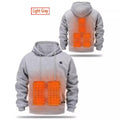 Heated Hoodie with Adjustable Temperature Control – Lightweight and Warm for Cold Weather - Artsi Chic Boutique
