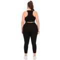Plus Size Workout Set - Yoga Tights & Activewear - Artsi Chic Boutique