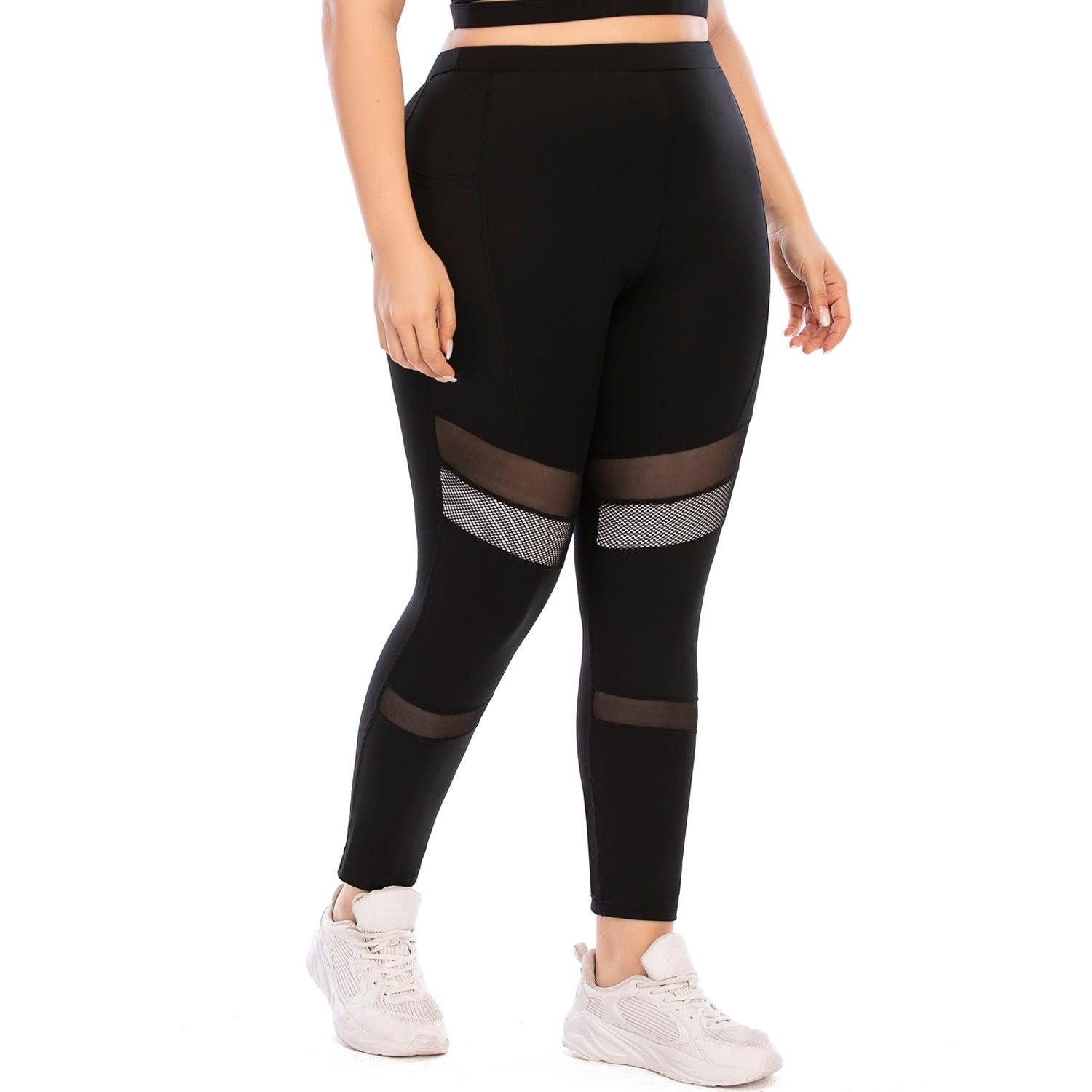 Plus Size Workout Set - Yoga Tights & Activewear - Artsi Chic Boutique
