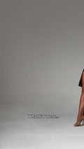 Elegant Strapless Slit Maxi Dress – Perfect for Parties & Weddings - video 5
